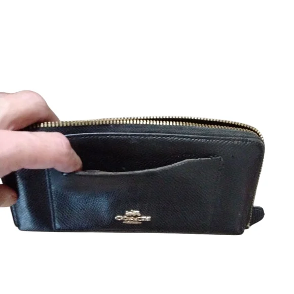 Coach Black Leather Wallet - Picture 5 of 10